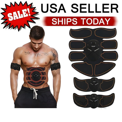 Electric Muscle Toner Machine ABS Toning Belt Simulation Fat Burner Belly Shaper