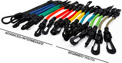 Kbands | Speed and Strength Leg Resistance Bands | Includes Speed 101 and Agility FX Digital Training Programs - Sizes for Youth, Intermediate, and Advanced Athletes